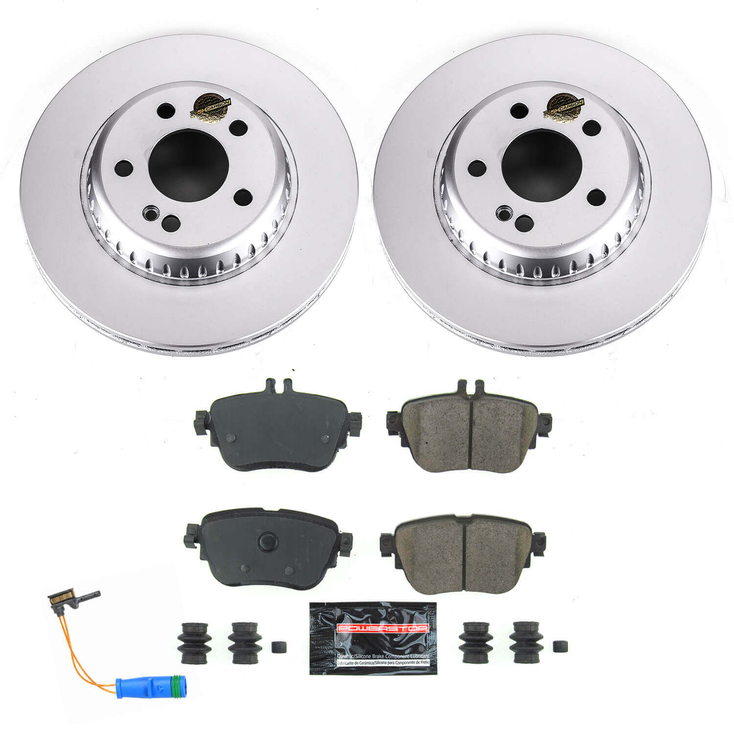 Power Stop CRK7968 Z23 Evolution Geomet Coated Rear Pad And Rotor Kit for 2020-2023 Mercedes-Benz E-350 product image