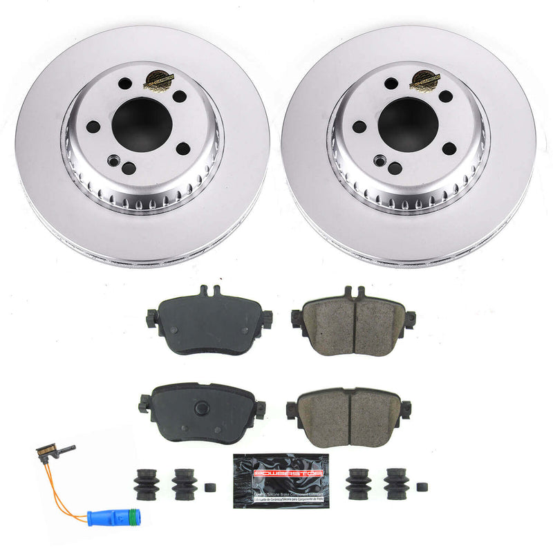 Power Stop CRK7968 Z23 Evolution Geomet Coated Rear Pad And Rotor Kit for 2020-2023 Mercedes-Benz E-350 product image