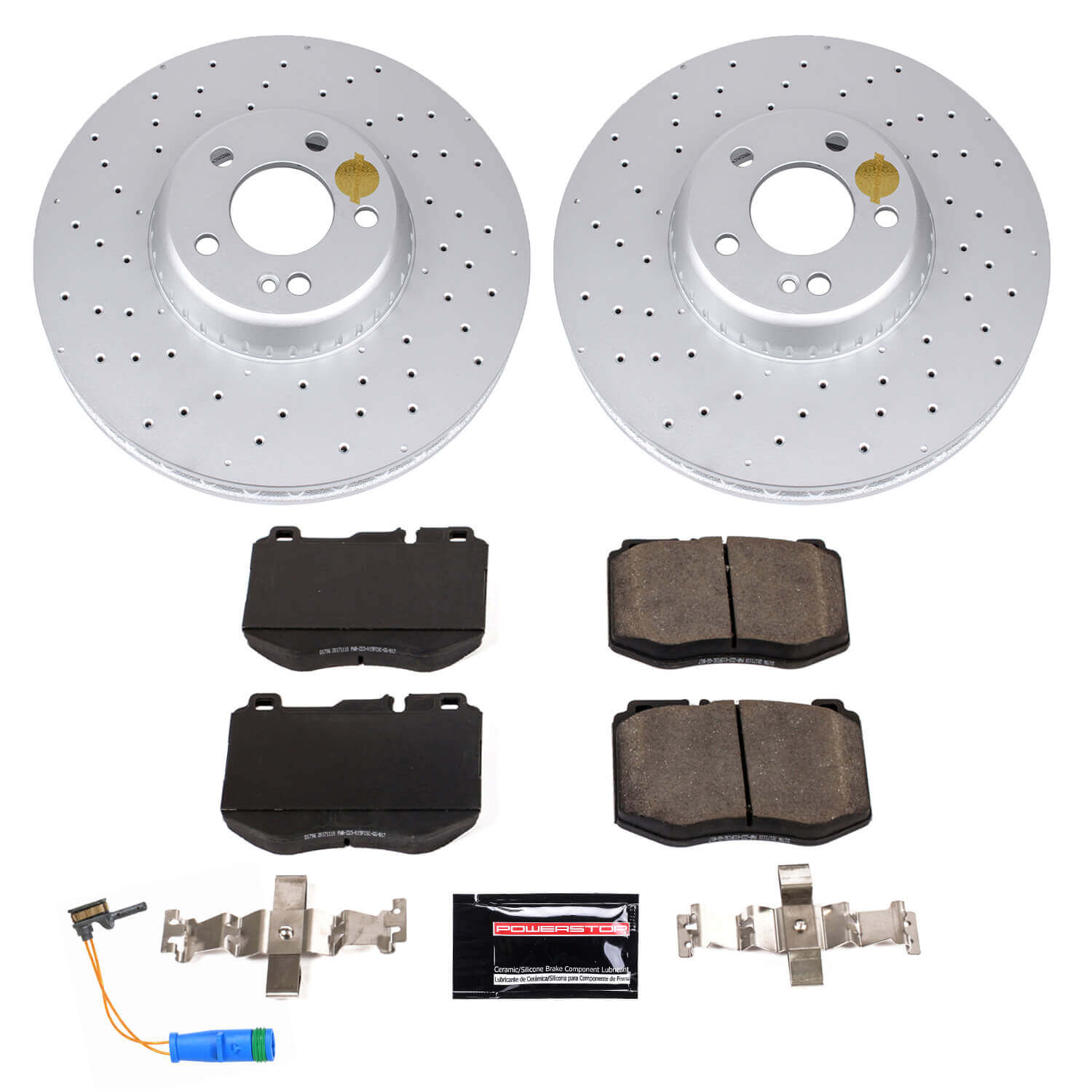 Power Stop CRK7969 Z23 Evolution Sport Front Brake Kit for 2015-2023 Mercedes-Benz C300 product image