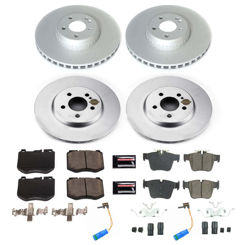 Power Stop CRK7970 Front And Rear Z17 Evolution Pad And Rotor Kit for 2016-2018 Mercedes-Benz GLC300 product image