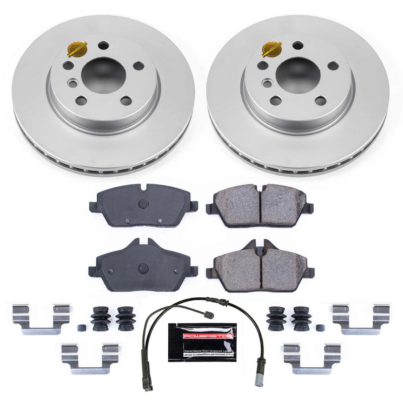 Power Stop CRK7977 Z23 Evolution Sport Front Brake Kit for 2014-2019 MINI Cooper Base product image