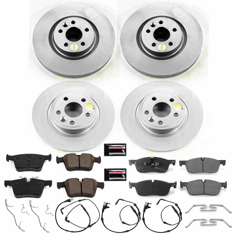 Power Stop CRK7993 Z23 Evolution Sport Front And Rear Brake Kit for 2015-2017 Land Rover Discovery Sport product image