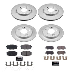 Power Stop CRK8008 Z17 Evolution Front And Rear Pad And Rotor Kit for 2017-2019 Kia Soul product image