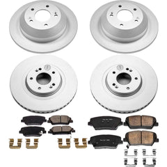Power Stop CRK8009 Z17 Evolution Front And Rear Brake Kit for 2013-2018 Hyundai Santa Fe Sport product image