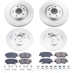 Power Stop CRK8010 Z17 Evolution Front And Rear Pad And Rotor Kit for 2019-2021 Hyundai Tucson product image