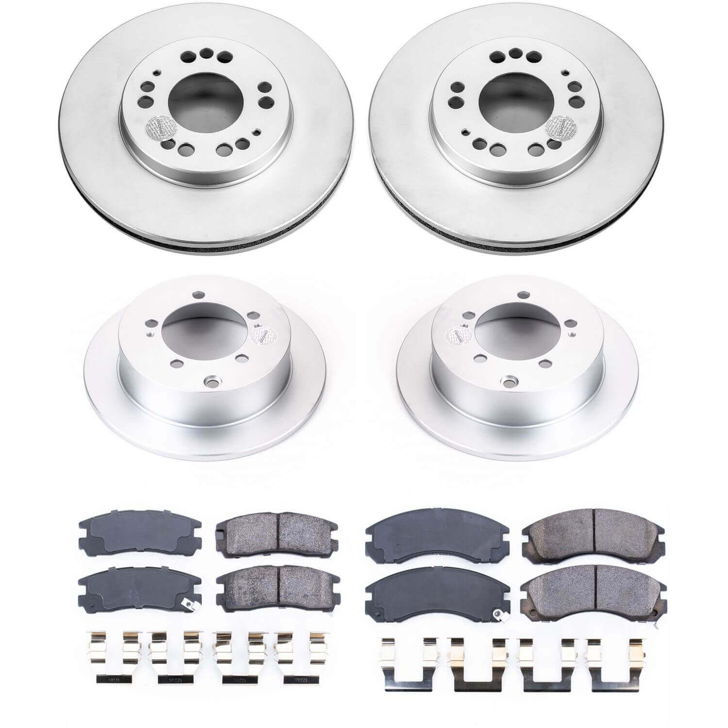Power Stop CRK802 Z17 Evolution Front And Rear Brake Kit for 1995-1997 Eagle Talon All Wheel Drive product image