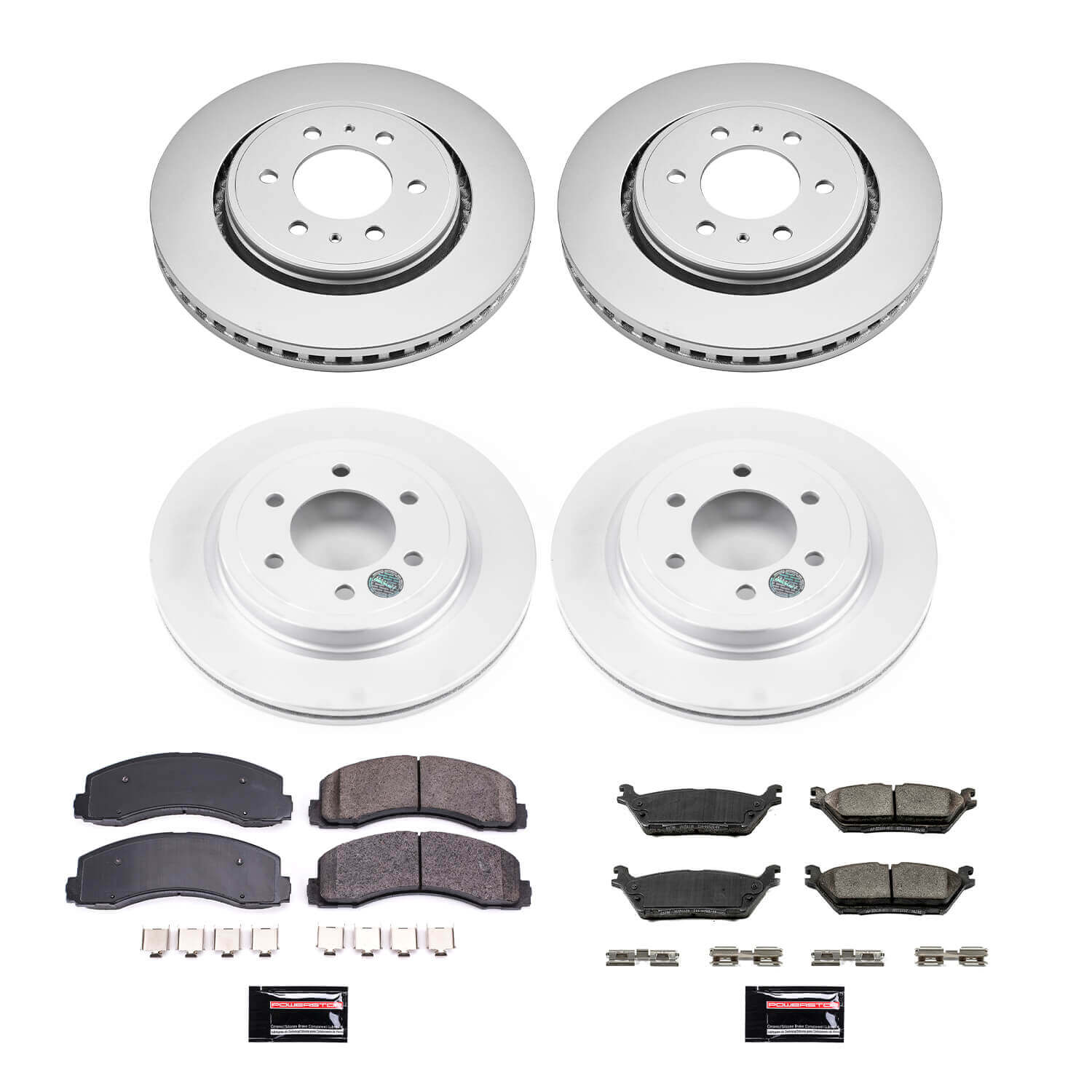 Power Stop CRK8026 Z17 Evolution Front And Rear Brake Kit for 2018-2021 Ford Expedition product image