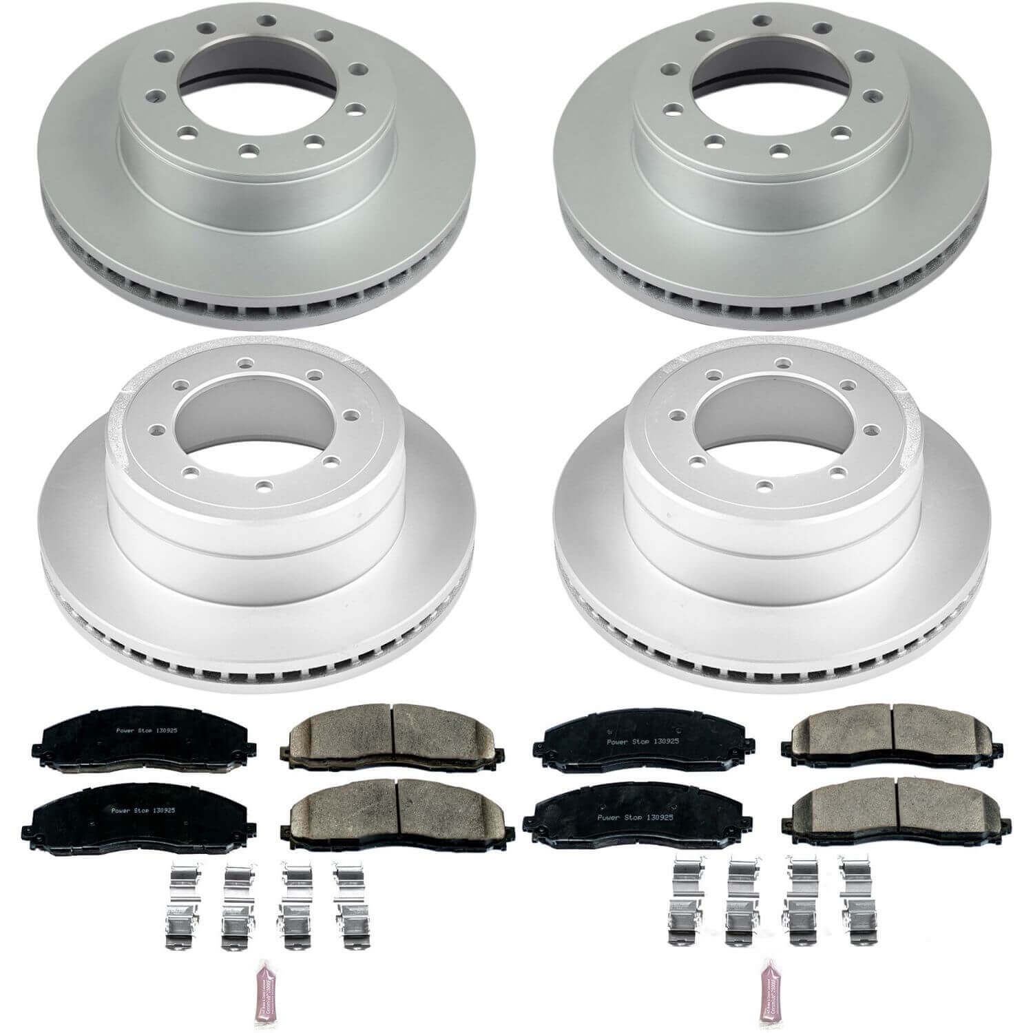 Power Stop CRK8027 Z17 Evolution Front And Rear Brake Kit for 2015-2016 Ford F-350 Super Duty 4 Wheel Drive product image