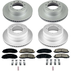 Power Stop CRK8027 Z17 Evolution Front And Rear Brake Kit for 2015-2016 Ford F-350 Super Duty 4 Wheel Drive product image
