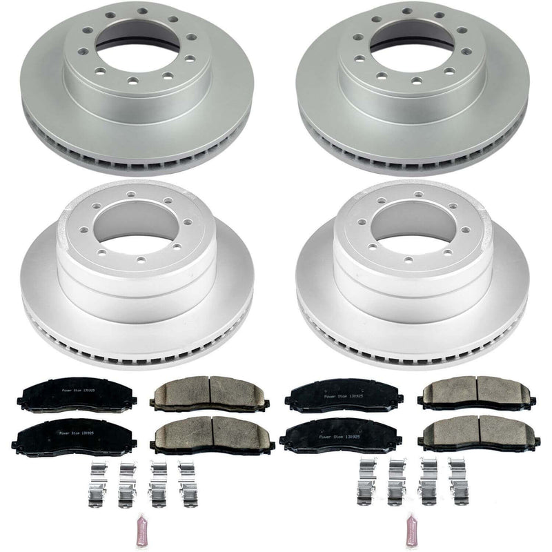 Power Stop CRK8027 Z17 Evolution Front And Rear Brake Kit for 2015-2016 Ford F-350 Super Duty 4 Wheel Drive product image