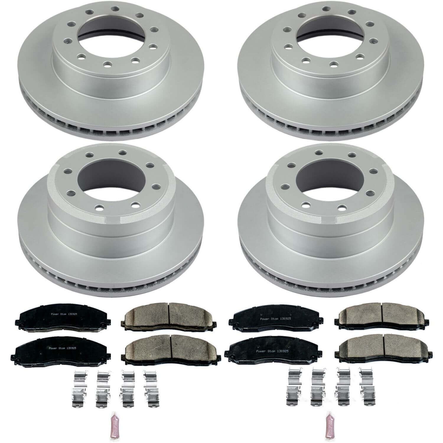 Power Stop CRK8028 Z17 Evolution Front And Rear Brake Kit for 2015-2016 Ford F-350 Super Duty 4 Wheel Drive product image