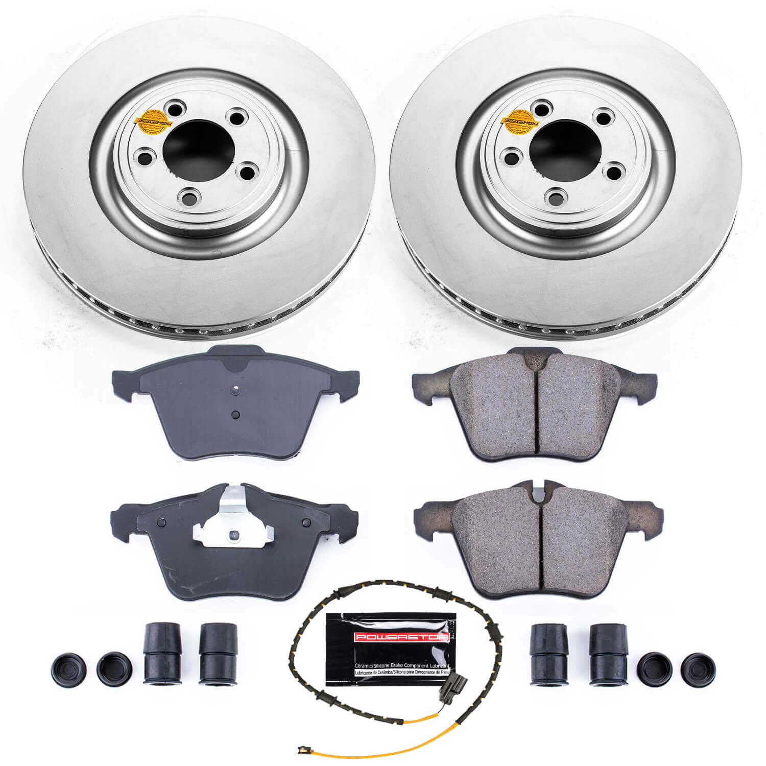 Power Stop CRK8035 Z23 Evolution Sport Front Brake Kit for 2013-2017 Jaguar Xj All Wheel Drive product image