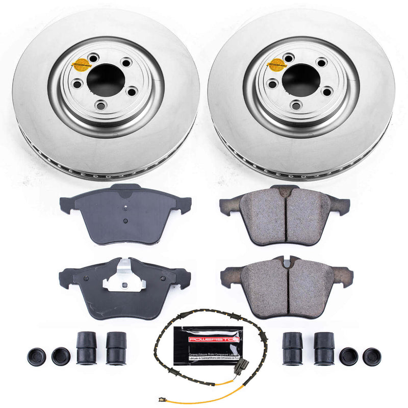 Power Stop CRK8035 Z23 Evolution Sport Front Brake Kit for 2013-2017 Jaguar Xj All Wheel Drive product image