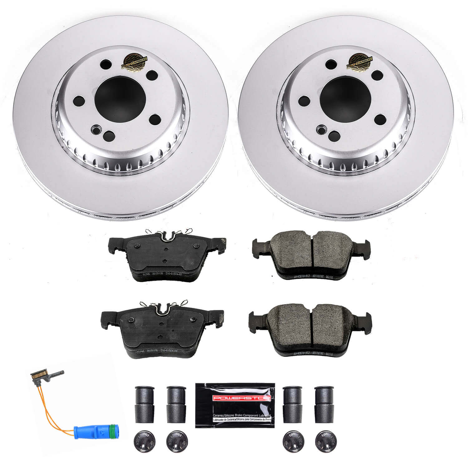 Power Stop CRK8047 Z23 Evolution Sport Rear Brake Kit for 2015-2023 Mercedes-Benz C300 product image