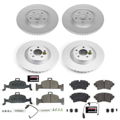 Power Stop CRK8053 Z23 Evolution Geomet Coated Front And Rear Pad And Rotor Kit for 2019-2020 Audi A6 Quattro product image