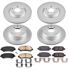 Power Stop CRK8059 Z17 Evolution Front And Rear Brake Kit for 2016-2023 Nissan Maxima product image