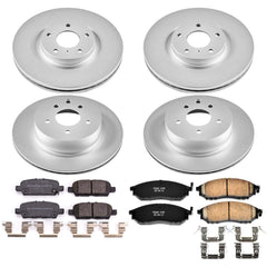 Power Stop CRK8060 Z17 Evolution Front And Rear Brake Kit for 2009-2012 Infiniti EX35 product image