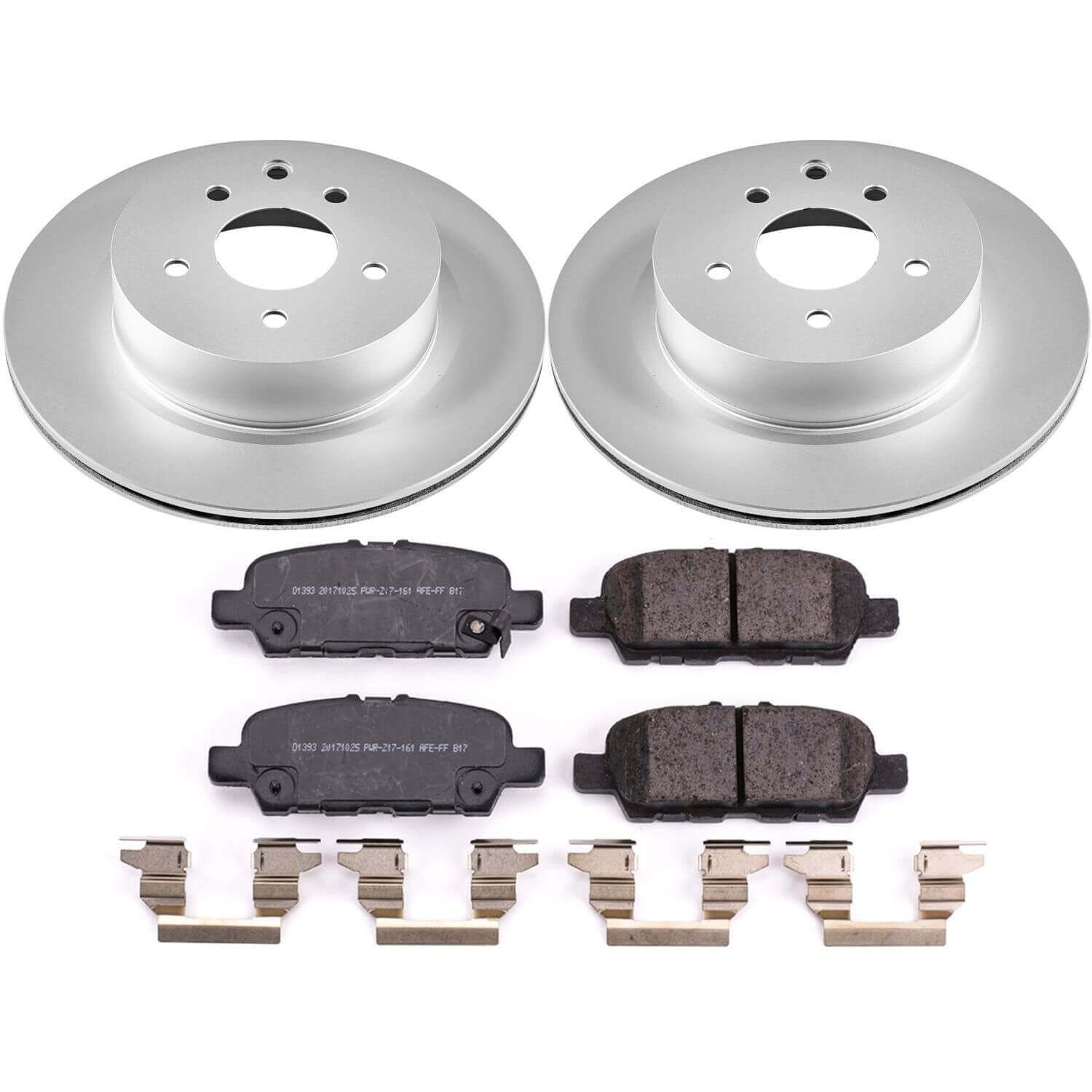Power Stop CRK8062 Z17 Evolution Rear Brake Kit for 2009-2012 Infiniti EX35 product image