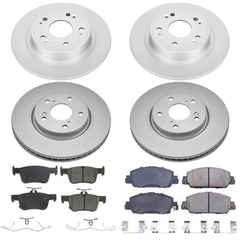 Power Stop CRK8066 Z17 Evolution Front And Rear Pad And Rotor Kit for 2018-2020 Honda Accord EX, EX-L, LX product image