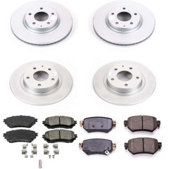 Power Stop CRK8067 Z17 Evolution Front And Rear Brake Kit for 2016-2018 Mazda 6 product image