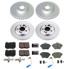 Power Stop CRK8072 Front And Rear Z17 Evolution Pad And Rotor Kit for 2017 Mercedes-Benz E300 product image