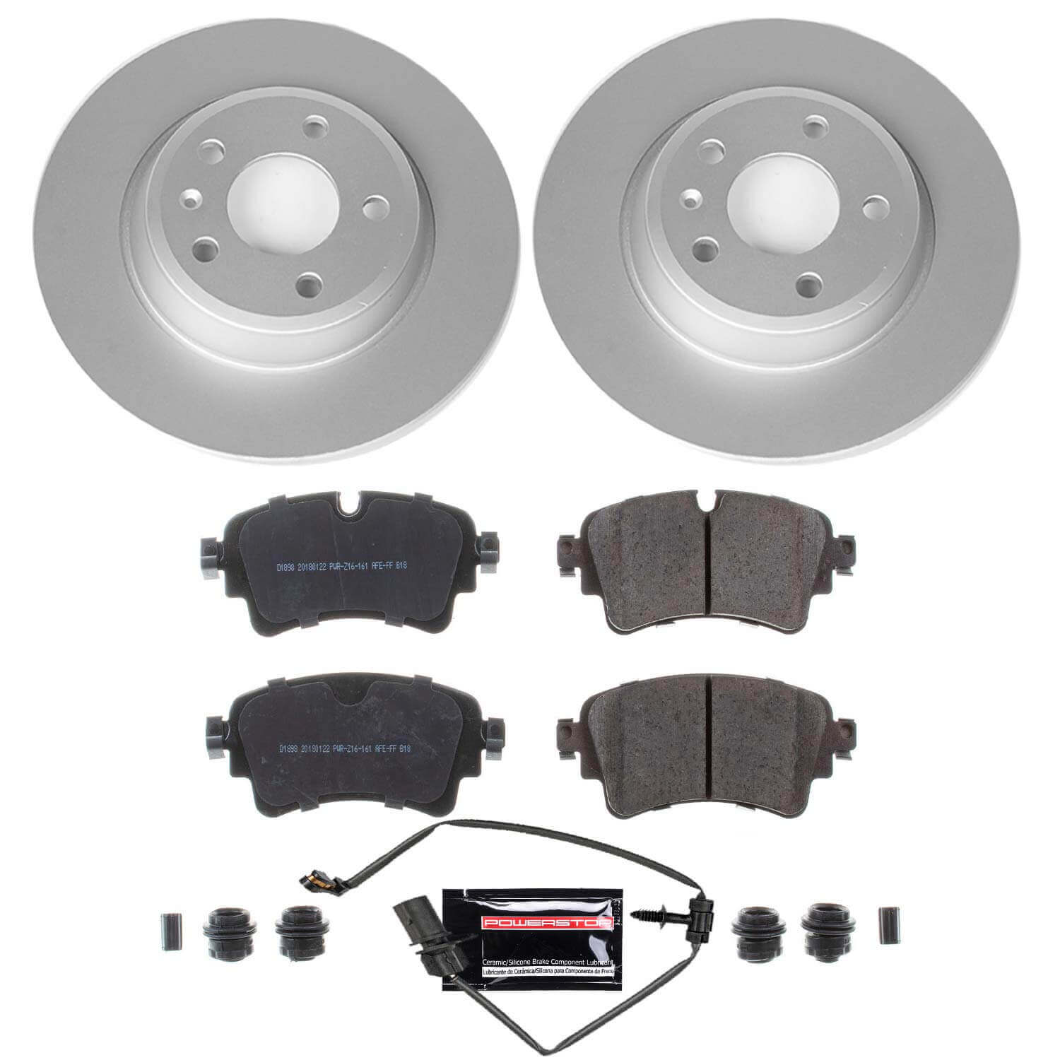 Power Stop CRK8091 Z23 Evolution Sport Rear Brake Kit for 2017-2020 Audi A4 product image