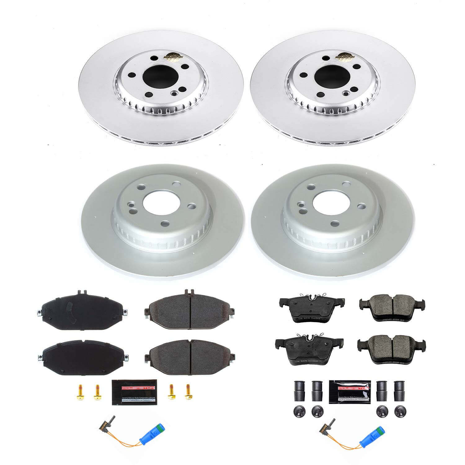 Power Stop CRK8103 Front And Rear Z17 Evolution Pad And Rotor Kit for 2017-2018 Mercedes-Benz C300 product image