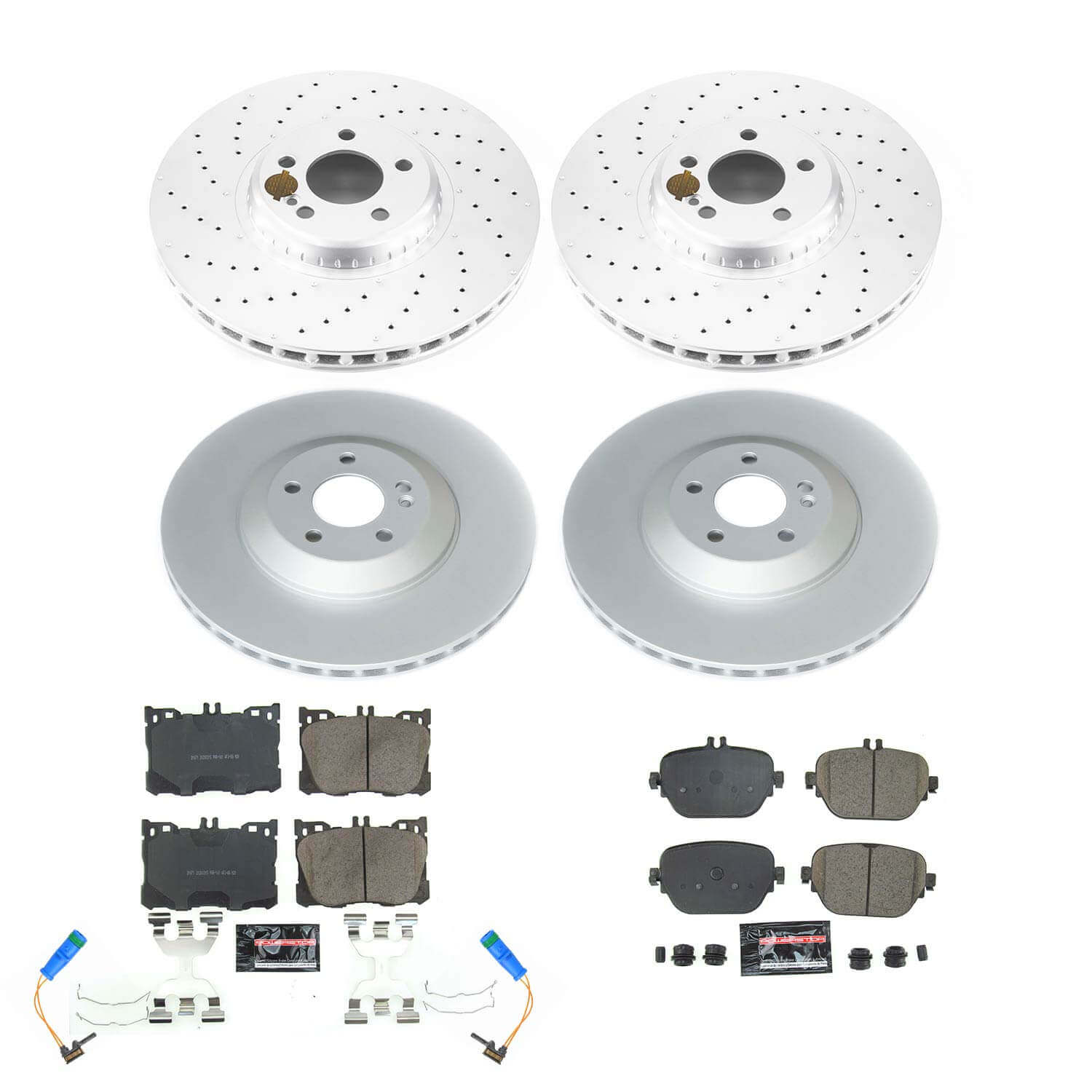 Power Stop CRK8106 Front And Rear Z17 Evolution Pad And Rotor Kit for 2019-2022 Mercedes-Benz CLS450 product image