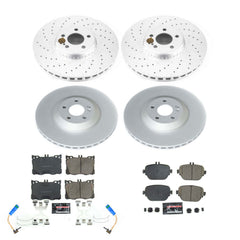 Power Stop CRK8106 Front And Rear Z17 Evolution Pad And Rotor Kit for 2019-2022 Mercedes-Benz CLS450 product image