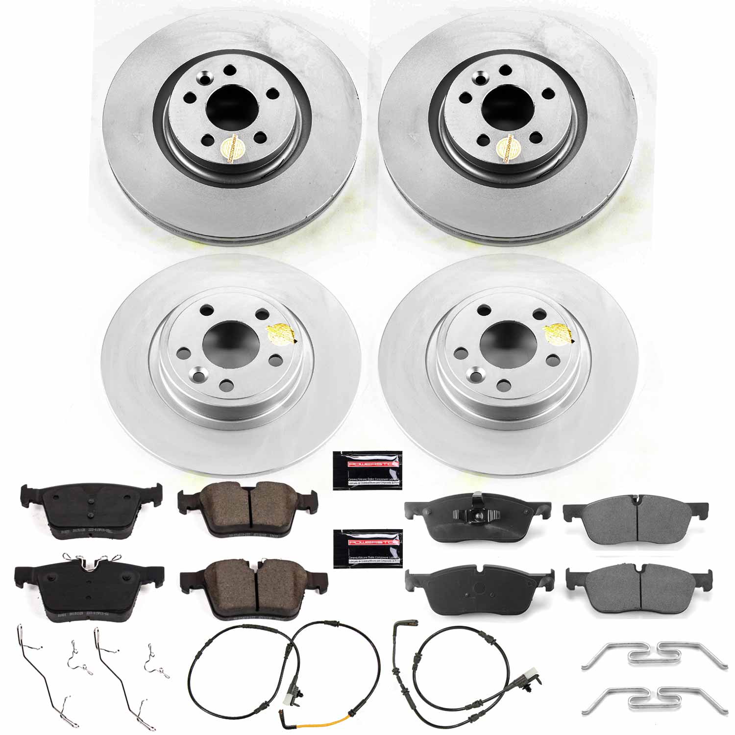 Power Stop CRK8108 Z23 Evolution Sport Front And Rear Brake Kit for 2018 Jaguar E-Pace product image