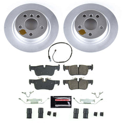 Power Stop CRK8110 Z23 Evolution Geomet Coated Rear Pad And Rotor Kit for 2014-2021 BMW I3 product image