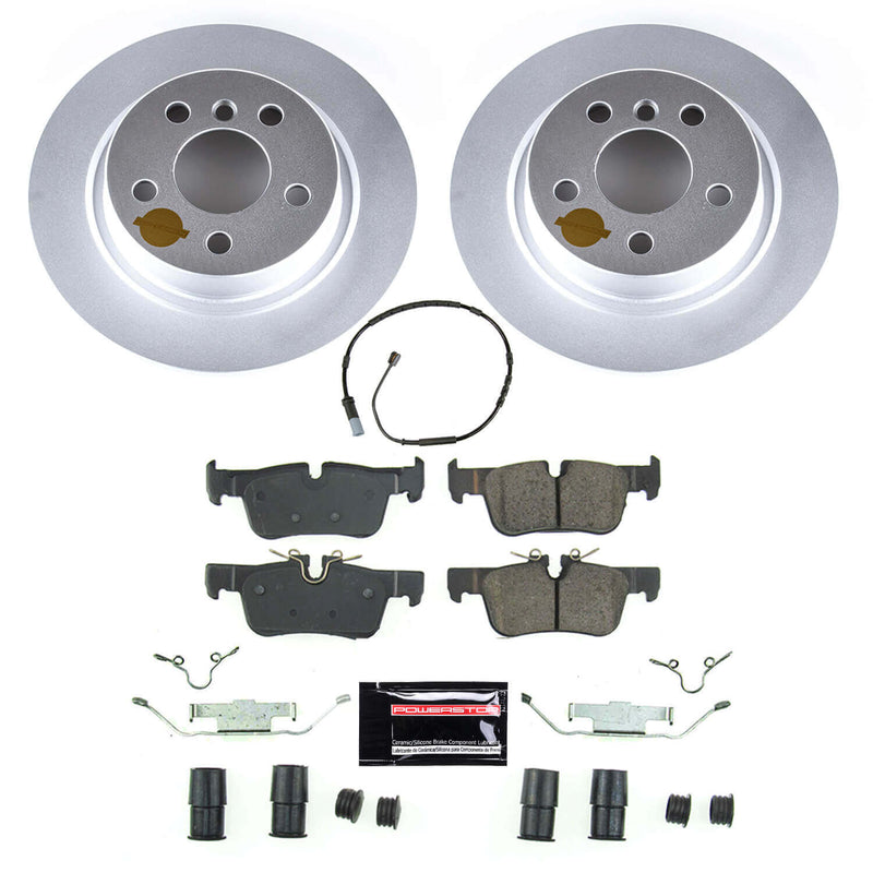 Power Stop CRK8110 Z23 Evolution Geomet Coated Rear Pad And Rotor Kit for 2014-2021 BMW I3 product image