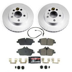 Power Stop CRK8112 Z23 Evolution Geomet Coated Front Pad And Rotor Kit for 2014-2021 BMW I3 product image