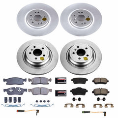 Power Stop CRK8115 Z23 Evolution Geomet Coated Front And Rear Pad And Rotor Kit for 2018 Mercedes-Benz GLE350 product image