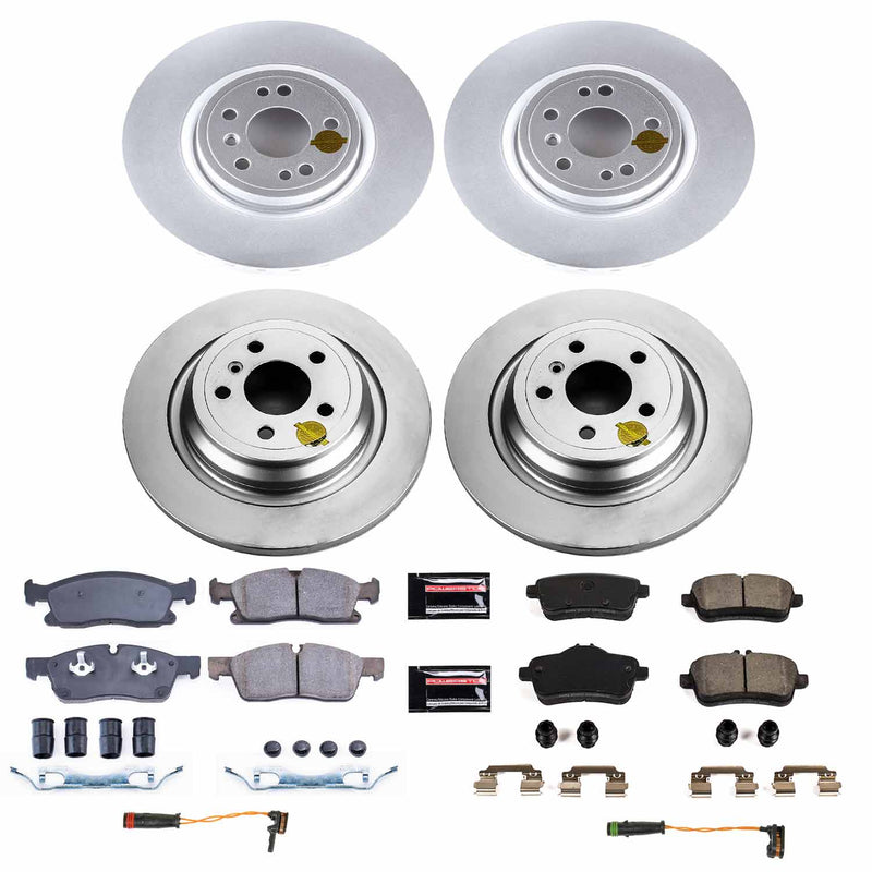 Power Stop CRK8115 Z23 Evolution Geomet Coated Front And Rear Pad And Rotor Kit for 2018 Mercedes-Benz GLE350 product image
