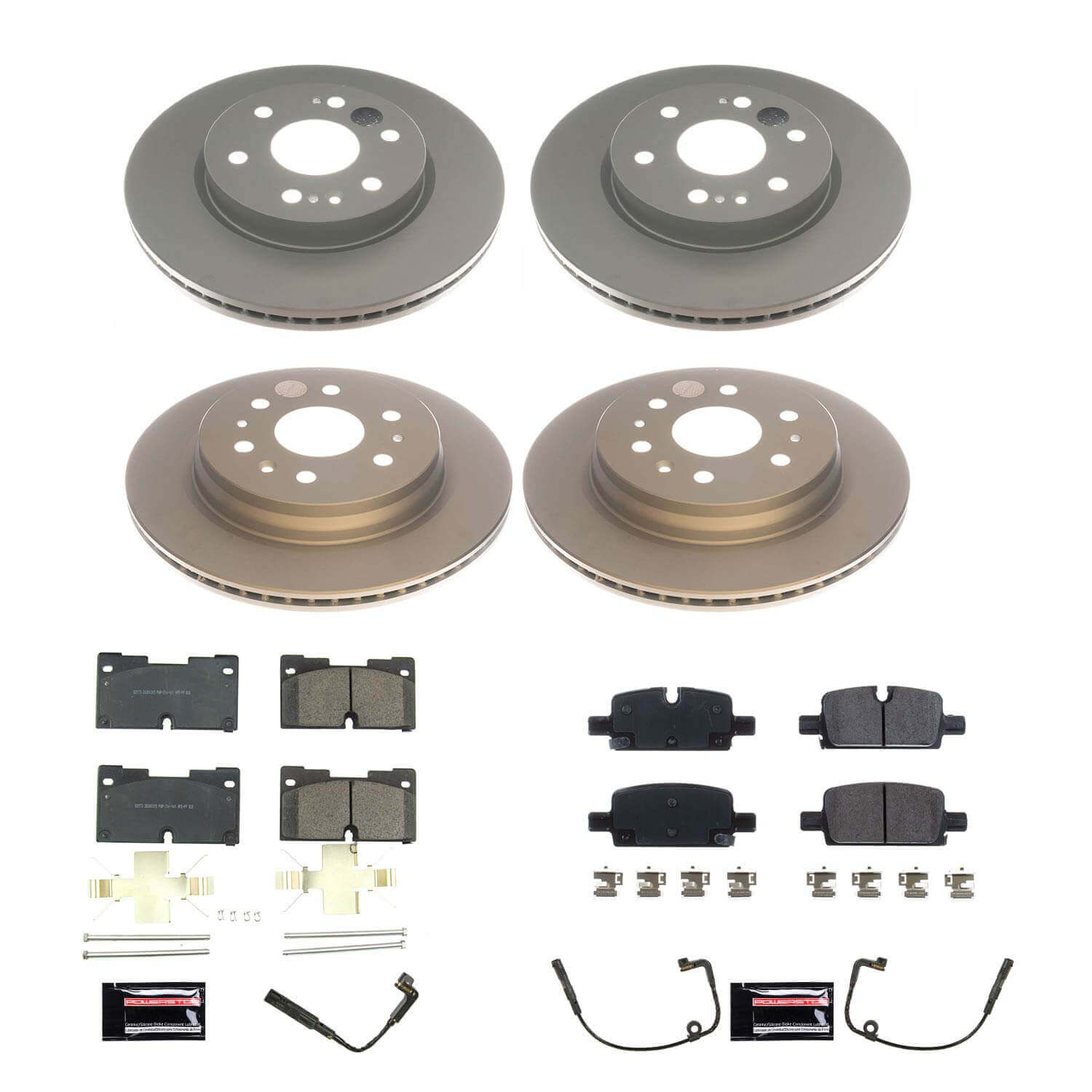 Power Stop CRK8171 Front And Rear Z17 Evolution Pad And Rotor Kit for 2021-2022 Cadillac Escalade product image