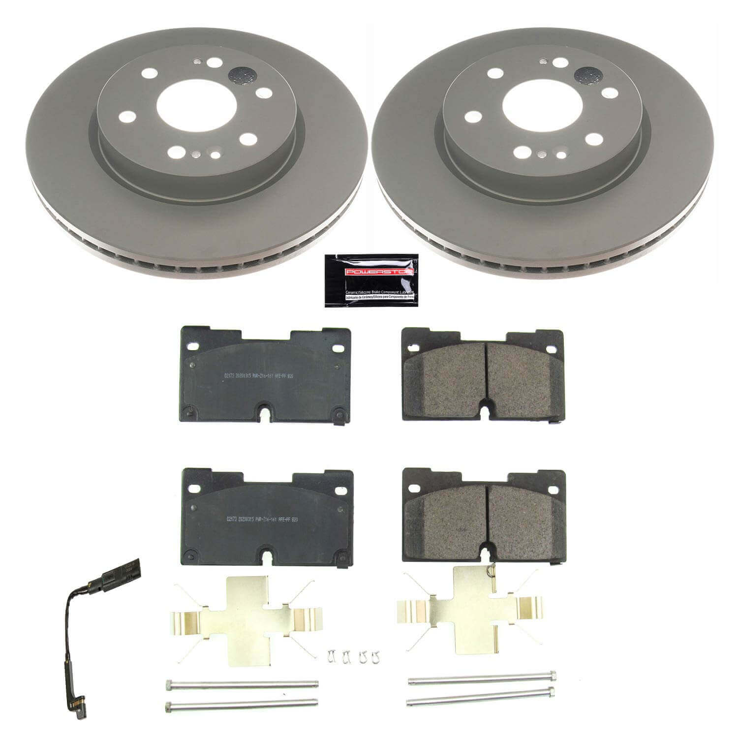 Power Stop CRK8172 Front Z17 Evolution Pad And Rotor Kit for 2021-2022 Cadillac Escalade product image