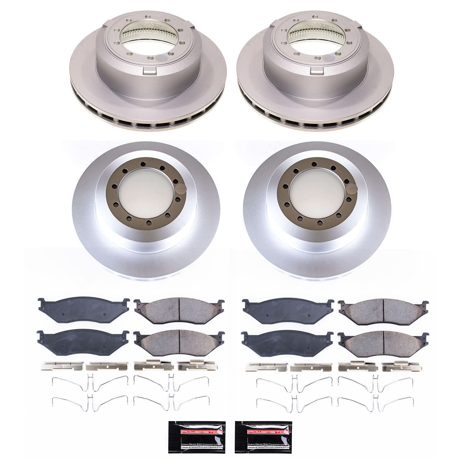 Power Stop CRK8178 - Front And Rear Z17 Evolution Pad And Rotor Kit vehicle fitment brake part