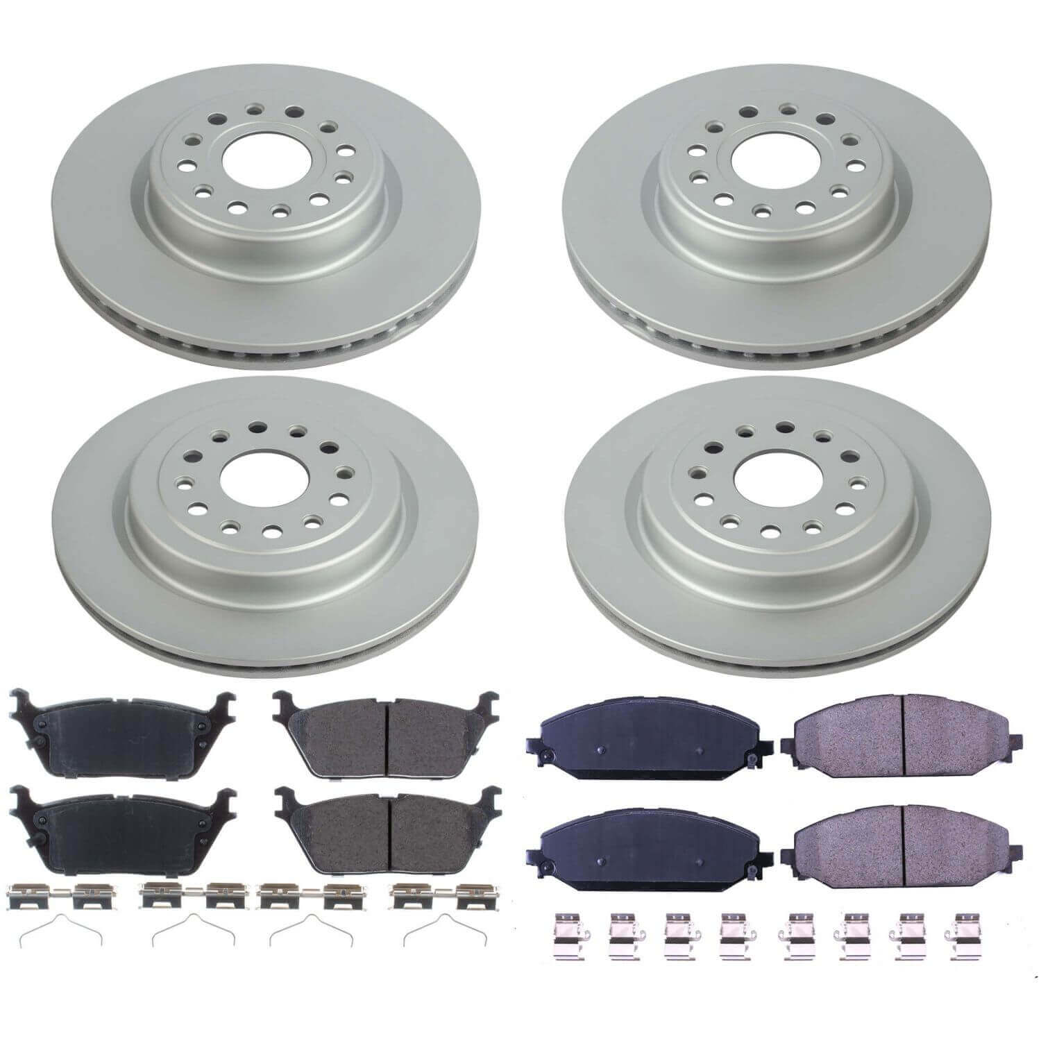 Power Stop CRK8182 Front And Rear Z17 Evolution Pad And Rotor Kit for 2019-2020 Dodge Ram 1500 product image