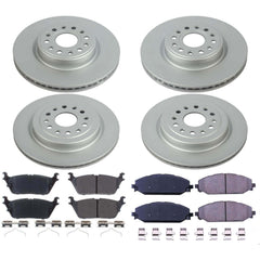 Power Stop CRK8182 Front And Rear Z17 Evolution Pad And Rotor Kit for 2019-2020 Dodge Ram 1500 product image