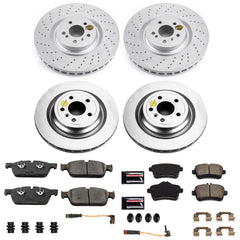 Power Stop CRK8191 Z23 Evolution Geomet Coated Front And Rear Pad And Rotor Kit for 2017-2019 Mercedes-Benz GLE43 AMG product image