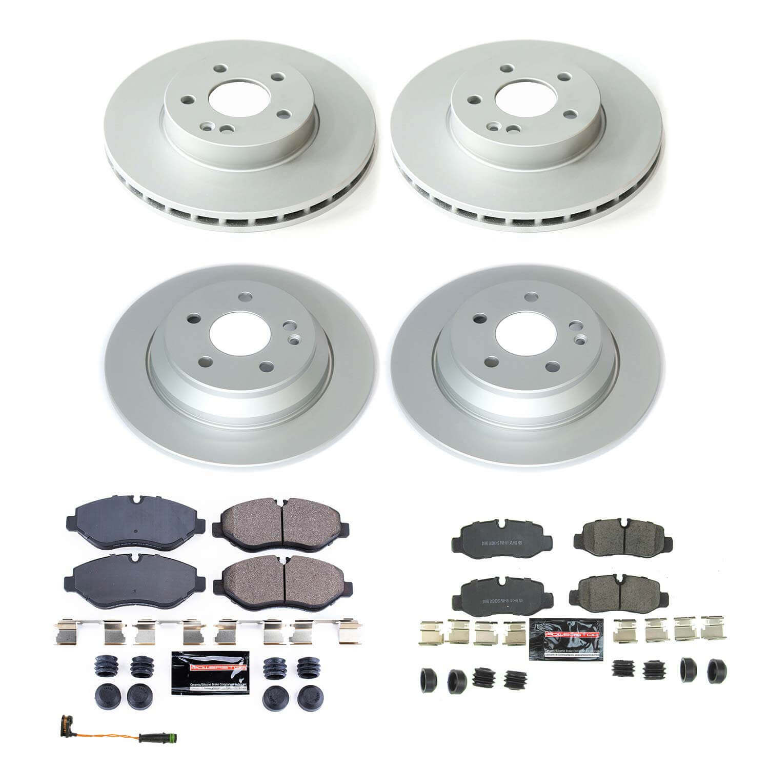 Power Stop CRK8218 Front And Rear Z17 Evolution Pad And Rotor Kit for 2016-2023 Mercedes-Benz Metris product image