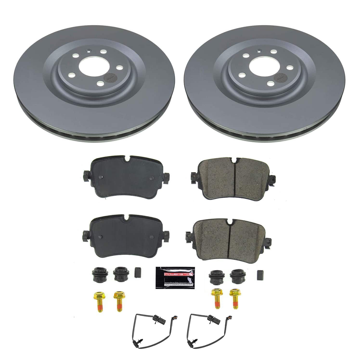 Power Stop CRK8221 Rear Z23 Evolution Sport Performance 1-Click Pad And Rotor Kit for 2019 Audi A8 Quattro product image