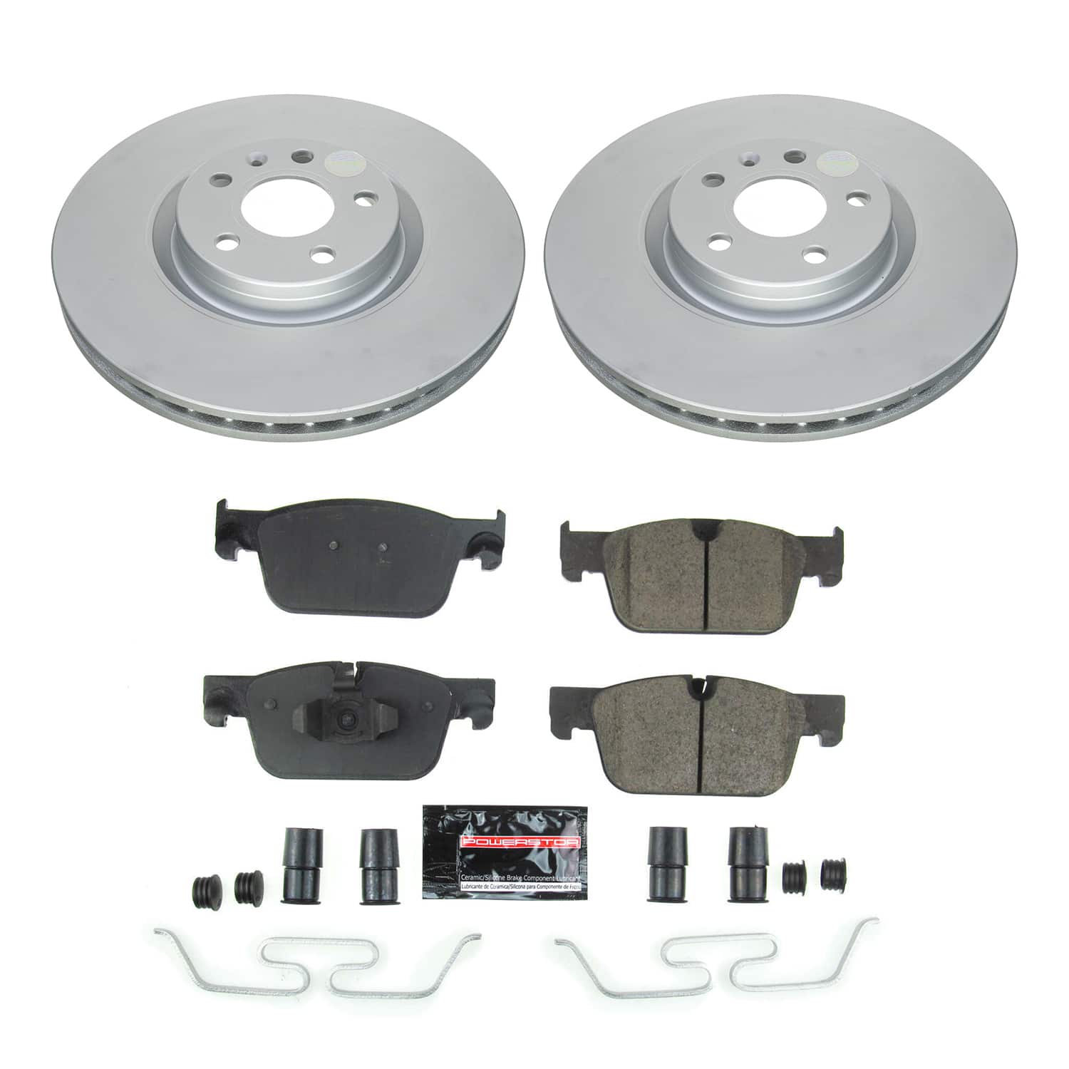 Power Stop CRK8227 Front Z23 Evolution Sport Performance 1-Click Pad And Rotor Kit for 2019 Volvo S60 product image