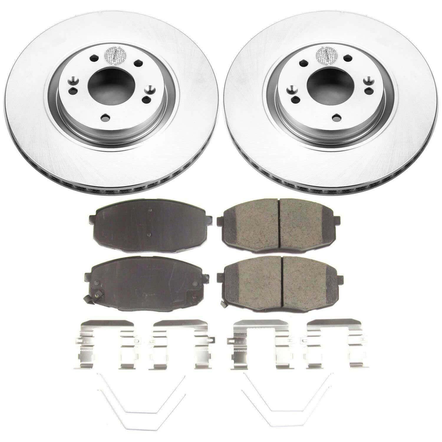 Power Stop CRK8271 Z17 Evolution Front Pad And Rotor Kit for 2019-2024 Hyundai Nexo product image