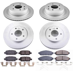 Power Stop CRK8272 Z17 Evolution Front And Rear Pad And Rotor Kit for 2011-2014 Nissan Leaf product image