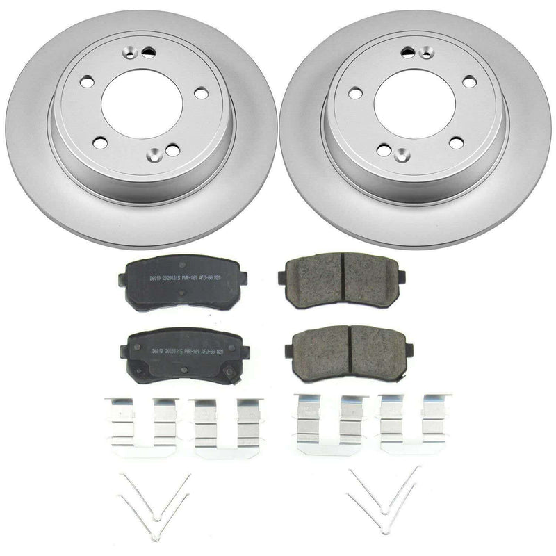 Power Stop CRK8277 Z17 Evolution Rear Pad And Rotor Kit for 2018-2019 Hyundai Kona SE, SEL Front Wheel Drive product image