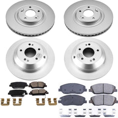 Power Stop CRK8281 Z17 Evolution Front And Rear Pad And Rotor Kit for 2019 Hyundai Santa Fe XL product image