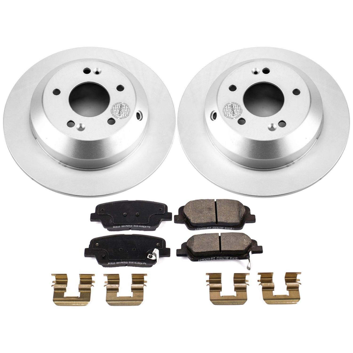 Power Stop CRK8283 Z17 Evolution Rear Pad And Rotor Kit for 2019 Hyundai Santa Fe XL product image