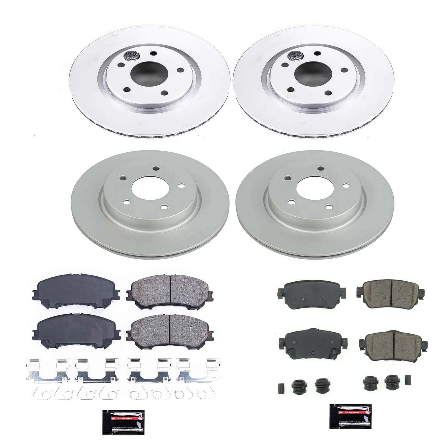 Power Stop CRK8289 Front And Rear Z17 Evolution Pad And Rotor Kit for 2018-2020 Nissan Rogue product image